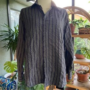 Marc Ecko Cut and Sew Mens Button Up size L